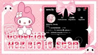 ꒲ 🐇 › Tutorial; Como hacer una bio ig stan ɞ 𓏭