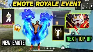 Emote Royale Event - New Emote Bony Fumes, Heartbroken | Next Top Up Event | Free Fire New Event.