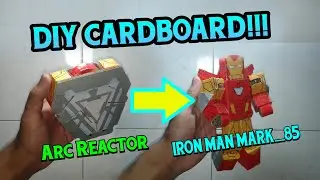 Arc Reactor Become Iron Man Mark_85 DIY CARDBOARD (Dari Kardus)AVENGERS EndGame MCU