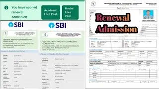 Renewal Admission Process of CITK 2022 || Fees Payment Step by Step