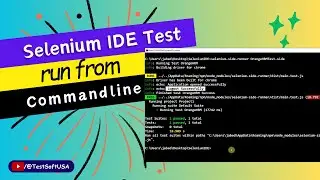 How to run Selenium IDE test from Commandline?