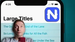 How to Use iOS Large Titles | NativeScript Tutorial
