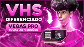 NOVO! EFEITO VHS no SONY VEGAS PRO/COM e SEM PLUGINS/EFEITO de CÂMERA ANTIGA