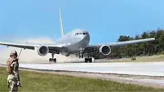 Skilled US Pilot Lands MASSIVE Plane in Middle of Nowhere