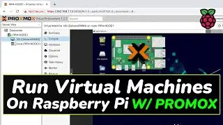 How TO Install ProxMox Virtual Environment On Raspberry Pi 4 |  RUN VIRTUAL MACHINES on Raspberry Pi