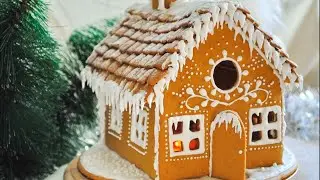 Как сделать Пряничный Домик своими руками, простой, пошаговый рецепт 🌟🎄