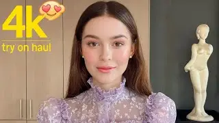 4k transparent try on haul | try on haul see everything I bikini try on |see through/ transparent 4k