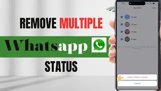 How to Delete Multiple Status on Whatsapp |2024 Latest Update