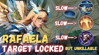 RAFAELA TARGET LOCKED BUT ENEMIES ARE SO SLOW🤣 || RAFAELA BEST BUILD 2024 || MOBILE LEGENDS