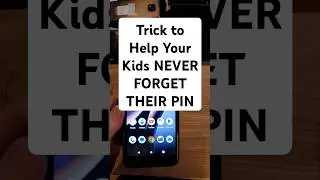 Help Your Children to Always Remember Their Pin Pattern or Password (BLU C5L Max)