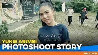 YUKIE ARIMBI di Behind the Scenes Photoshoot - Male Indonesia | Model Seksi Indo