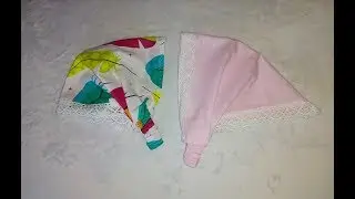 Как сшить косынку на резинке.