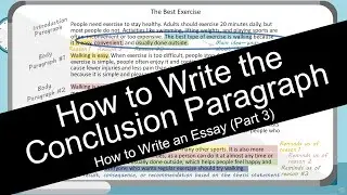 How to Write an Essay: Conclusion Paragraph (with Worksheet)