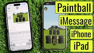 How to Play Paintball game on iMessage on iPhone (iOS 17) - How to Win?