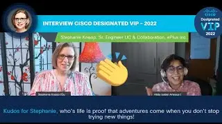 Interview with Cisco Designated VIP – Stephanie Knoop