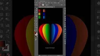 How To Make A Flip Heart In Illustrator #shorts #tutorial