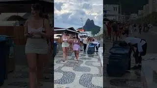 🇧🇷 Beach Walk, Rio de Janeiro | Brazil #shorts