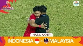 Hasil Akhir Pertandingan - Indonesia vs Malaysia | Asean Boys U19 Championship 2024