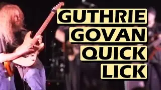 Guthrie Govan's Tasty Legato Bending Lick | Quick Guitar Lesson