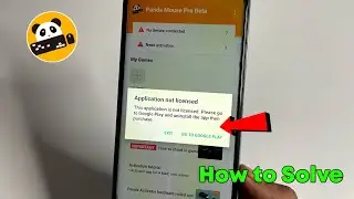 Panda Mouse pro Application Not licensed problem Solution | Panda mouse pro
