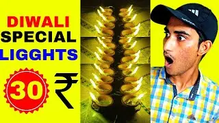 How to Make LED Diya Decoration Lights |  how to make a decoration light | Diwali Decoration Ideas