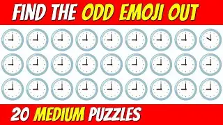 Find the ODD EMOJI out | Emoji quiz challenge