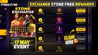 INCUBATOR EXCHANGE EVENT FREEFIRE | FREEFIRE 17 MAY EVENT | 17 MAY STONE EXCHANGE EVENT FREE REWARDS