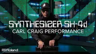 Roland SH-4d Desktop Synthesizer | Carl Craig Performance