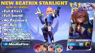 TERBARU - Script Skin Beatrix Starlight No Password | Voice Indonesia & English | New Patch 2024