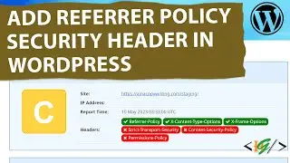 How to Add Referrer Policy Security Header in WordPress