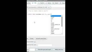How to create a table in SQL? 