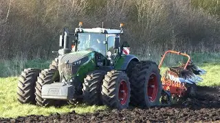 Big Tractors Plowing