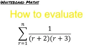 How to evaluate a fractional series