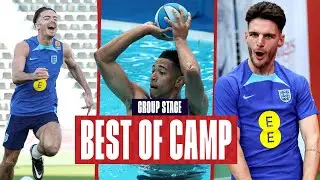 Sakas Basketball Skills, Walker v Grealish Sprint Race & Unseen BTS Footage🎬 | Best Of Group Stage