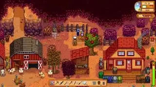 Stardew Valley Как тащить в Стардью Валлей #95 | Год 2. Осень 26. Строим пруд для рыбы.