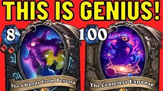 A 100 Mana Hearthstone Card?! 8 Hands From Beyond Death Knight!