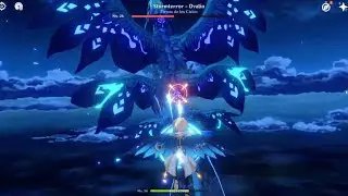 GENSHIN IMPACT STORMTERROR DVALIN FLYING BOSS FIGHT