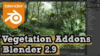 Blender Grass, Plants and Trees Addons/Asset packs