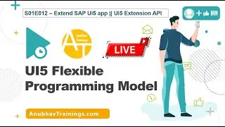 [LIVE] S01E12 SAP UI5 Flexibile Programming Model || Adding controller extension - Extend sap fiori