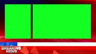 Breaking News Green Screen Frame || News Frame || No Copyright || 4K