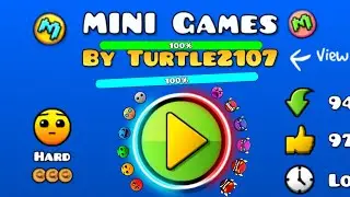 Прохожу мини игру в Geometry dash!|Mini Game in Geometry dash!