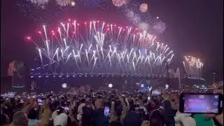 NYE 2023 Sydney Harbour Bridge Fireworks