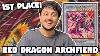 FIRST PLACE! Red Dragon Archfiend Deck Profile! | October 2023