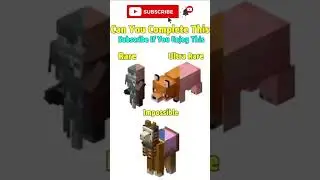 Impossible Pause Game In Minecraft  #shorts #minecraft #pausechallenge