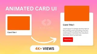Card Hover Effect in CSS | Card UI Design in 2023 | Create HTML CSS Cards | Tutorials for Beginners