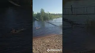 Беда мост утонул, большая вода идет на Брянск