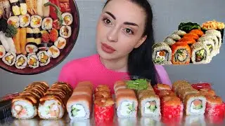 МУКБАНГ С ПЛЕМЯННИЦЕЙ 🌸 РОЛЛЫ ОТ YAPOSHA 🍣 Ayka Emilly