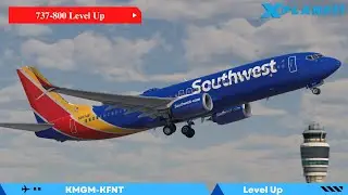 X-Plane 11| *NEW 737 LEVEL UP + GIVEAWAY! * | KMGM-KFNT