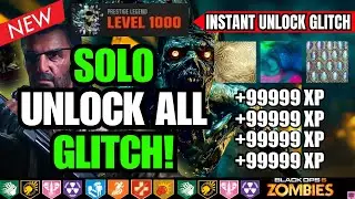 *NEW* SOLO UNLOCK ALL GLITCH BO6 SEASON 4! (ANY CAMO / LOCKED WEAPON / FAST XP) BO6 ZOMBIES GLITCH