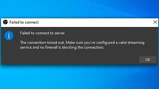 📹 Twitch OBS failed to connect fix